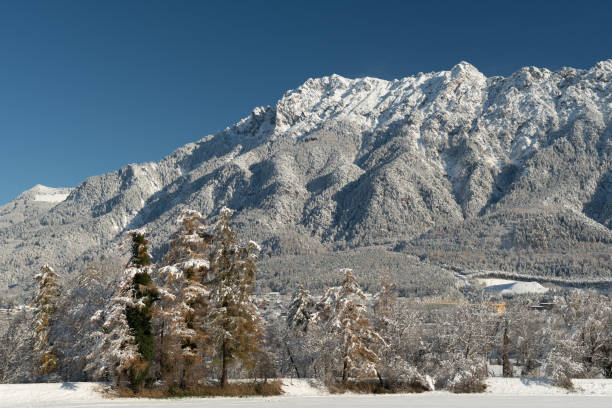 istock Incredible winter scenery in Vaduz in Liechtenstein 1887446929