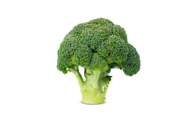 istock Broccoli isolated on white background. Close-up. 1887503326