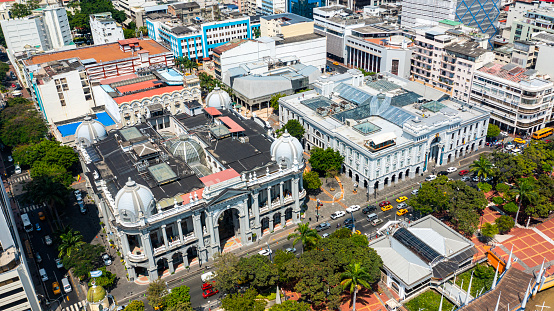 Aerial View of Town Hall, Guayaquil, Ecuador