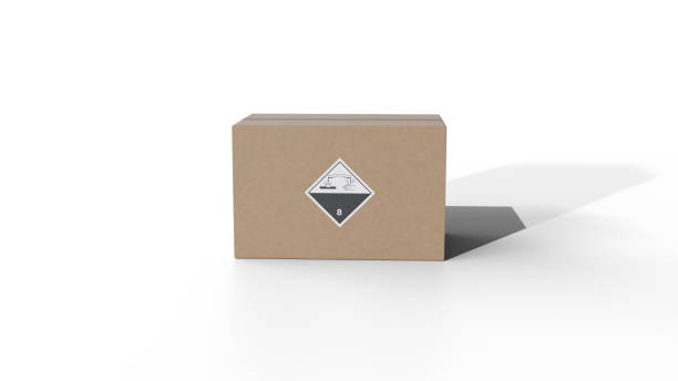 istock Dangerous Goods, Class 8 Corrosive Substances 1887783688