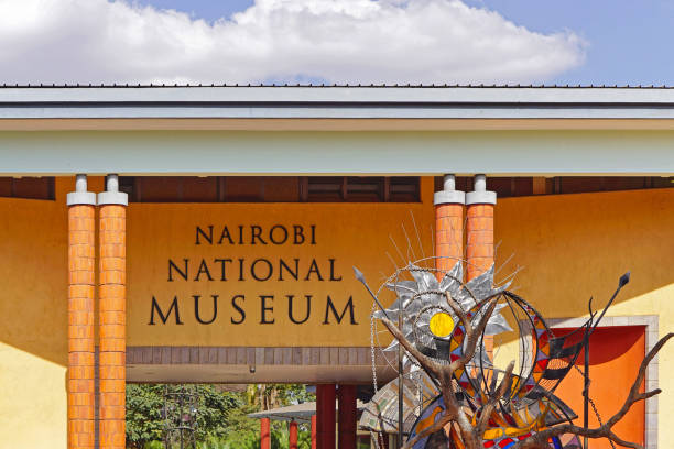 национальный музей найроби, кения - national landmark editorial color image horizontal стоковые фото и изображения