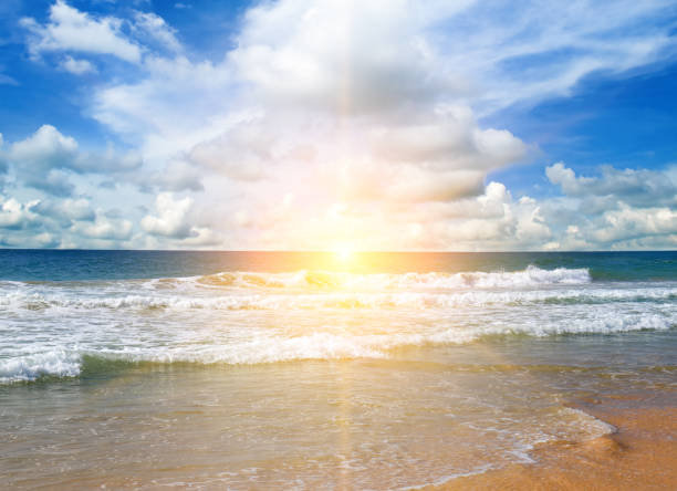 istock Sea tropical beach and sun. 1887877664