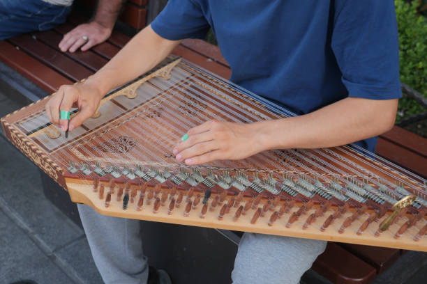istock hands of musician playing on cimbalom or dulcimer, 1887901933