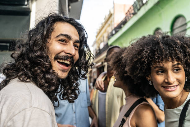 istock Friends having fun on the street 1887929053