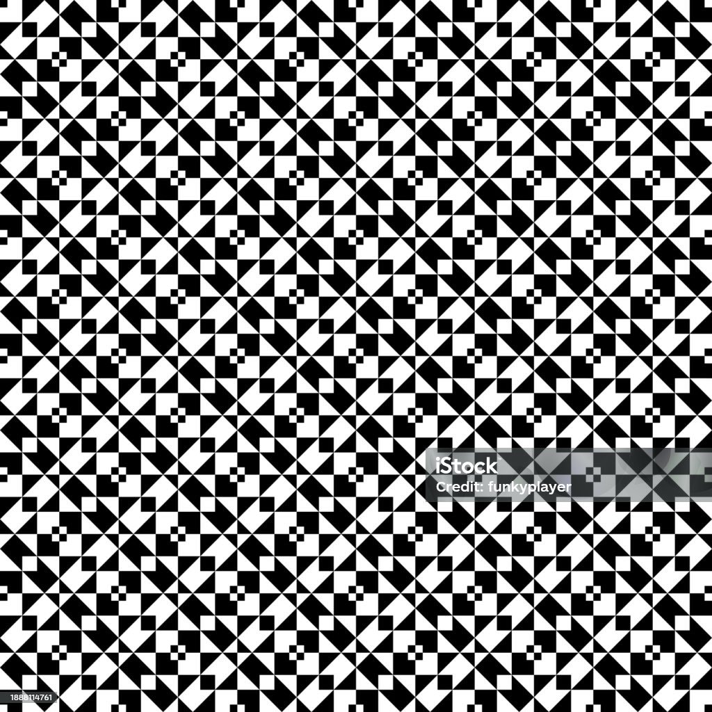Triangle With Check Block Pattern Squares Triangles Figures Seamless Pattern Folk Wallpaper Checks ...