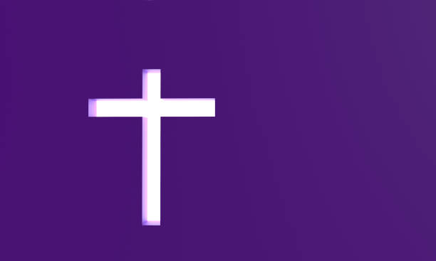 istock cross light bright purple violent color copy space background wallpaper copy space ash wednesday christian jesus faith religious catholic cross lent god hope easter day belief christ ash wednesday 1888211562