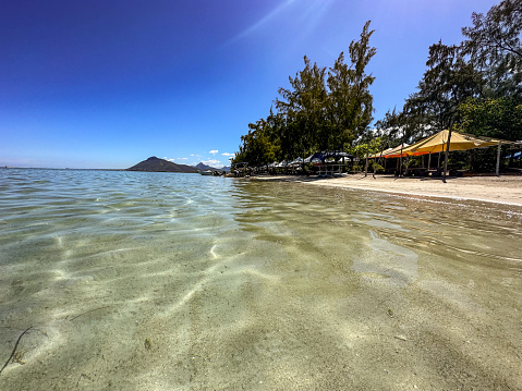 Beautiful beach in Mauritius