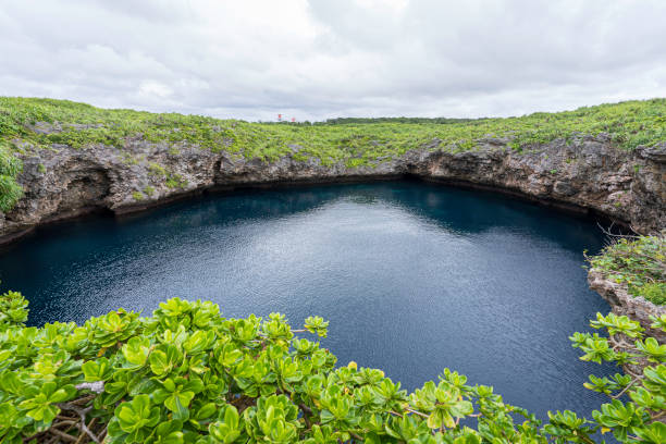 istock Pond that looks like a dragon's eye 1888580267