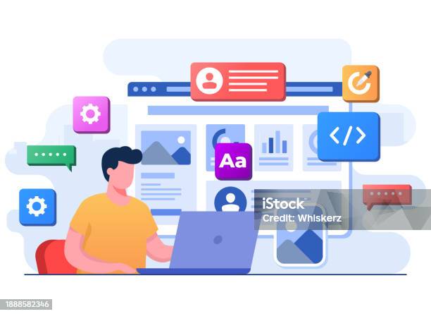 Developer Build Website User Interface Web Design Ui Ux Software ...