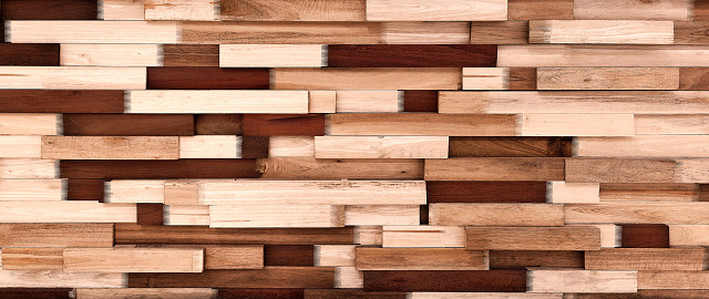 Wooden wall, wooden background for making backgrounds and adding text.