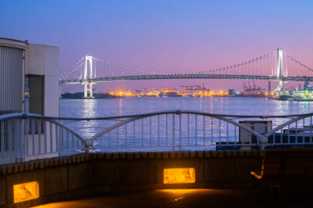 istock Evening Glow: Tokyo's Rainbow Bridge at Twilight 1888767854