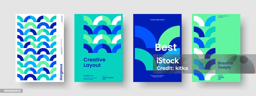 Report Abstract Background Design Abstract Report Layout Creative Brochure Template Isolated Flyer Design ...