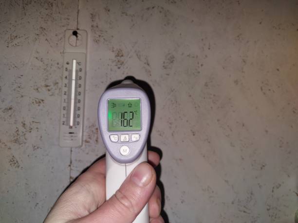 istock Surface measurement with a non-contact thermometer 1888906418