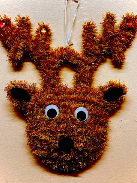 istock Fuzzy Reindeer Wall Decoration 1888944539