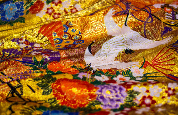 istock get and colored fabrics from the East 1888975325