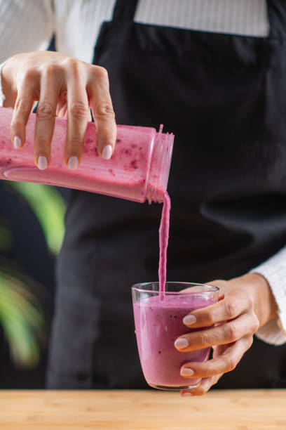 istock Creating a wholesome and nutritious shake in a blender, combining superfoods for a boost of health and flavor. 1888990694