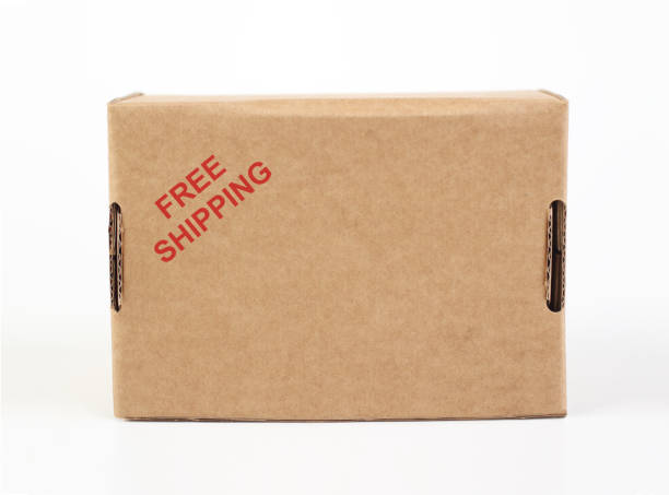 istock Free shipping cardboard box 1889002761