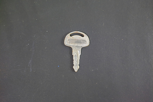 old metal motorbike keys