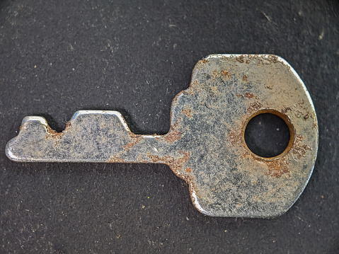 small old rusty key