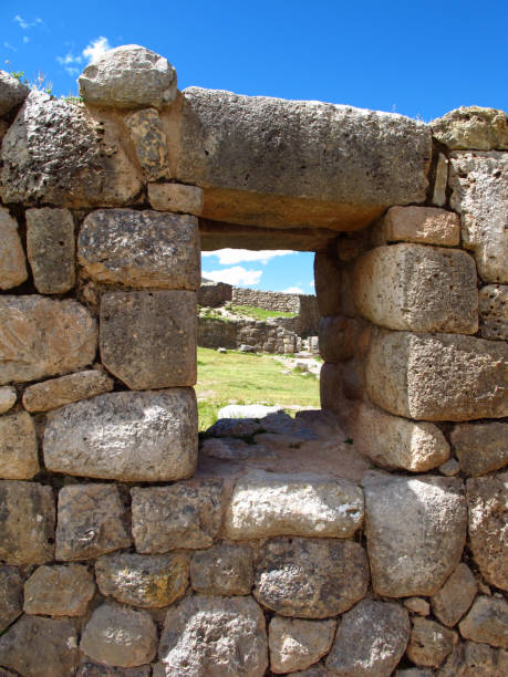 istock Ancient ruins of fortress in Cusco, Inca Empire, Peru 1889077397