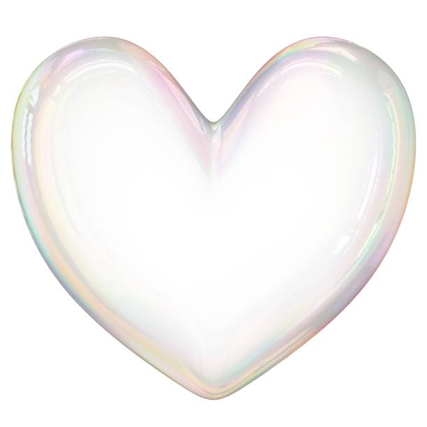 istock 3d rendering of a heart bubble isolated. 1889213696