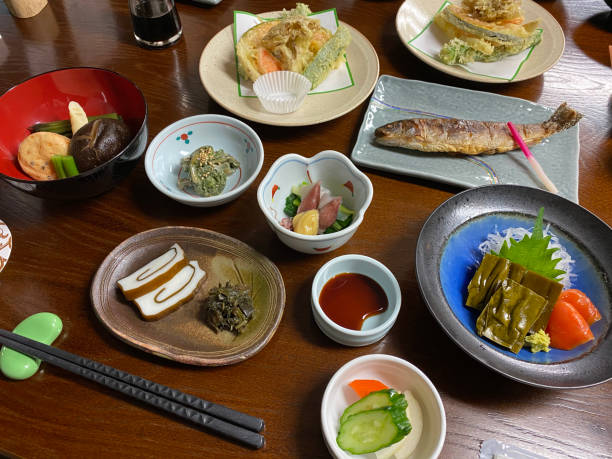 istock Japanese food at Kurobe River 1889228269