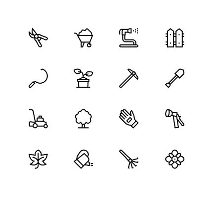 Gardening icons