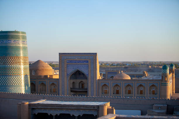 istock uzbek castle and a town near 1889359400