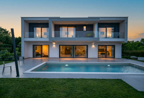istock Exterior View Of Modern House 1889370498