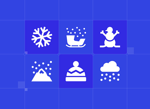 Winter icons