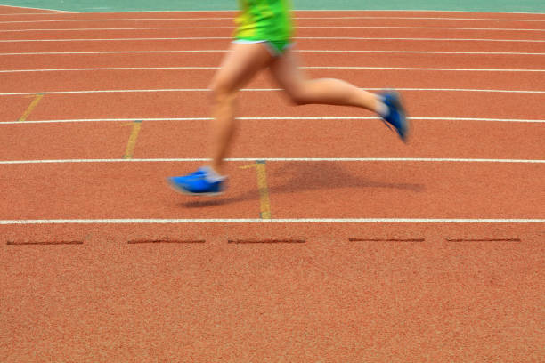istock Long distance runners are running on the track 1889387788