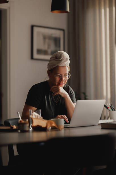 istock Woman is working from home 1889409324
