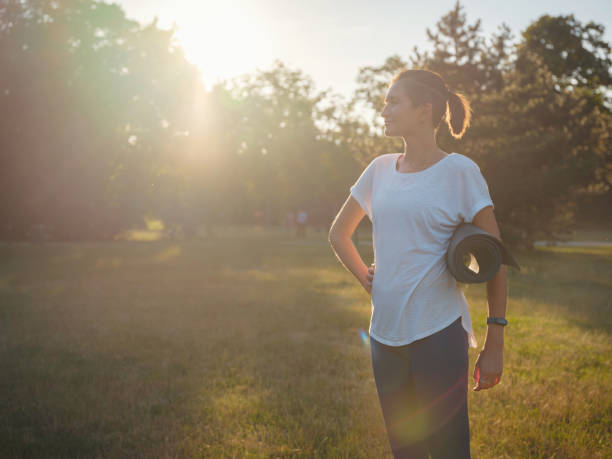 istock Healthy active lifestyle concept in city park 1889447628
