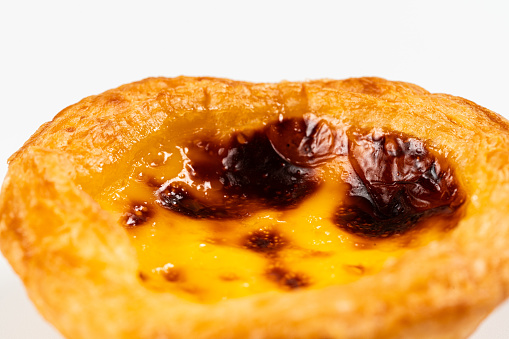 Egg tart macrophotography