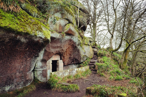 istock Rowtor Rocks in Birchover, in the White Peak, Peak District, UK 1889884558
