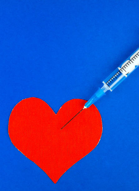 istock Syringe and Red Heart Shape 1889890935
