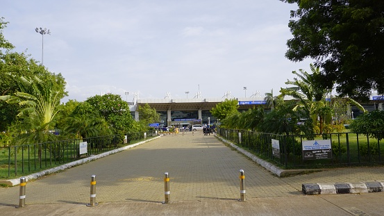 Madurai, India - July 30 2023: View or front view of Madurai International Airport