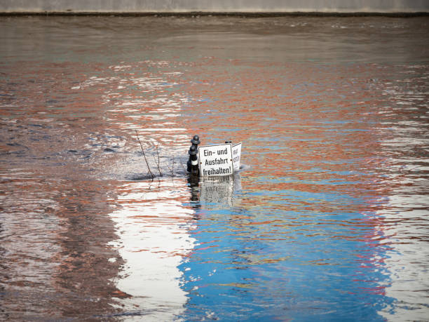 Wrocław, Poland. SEP 21,2024.Flooding in Poland. Wroclaw braces for major flood wave. Sandbags for the upcoming flood in September