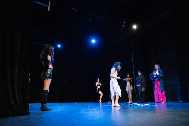 istock Actresses rehearsing performance in the stage theater 1890142866