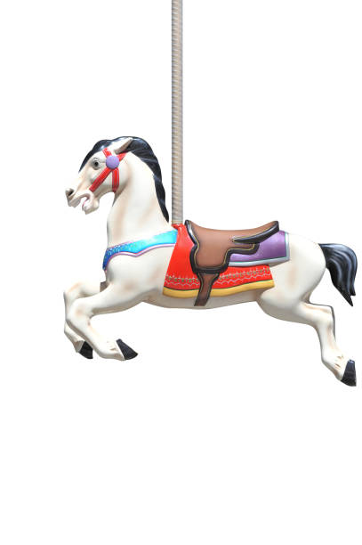 istock Wooden carousel horse 1890226147