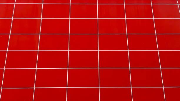 istock Red coloured facade of a building. 1890405182
