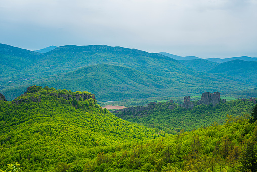 Landscape from Stara Planina, Bulgaria in the spring time