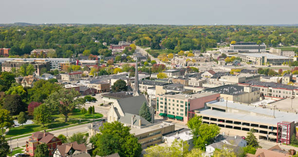 istock Drone View of Waukesha, Wisconsin in Fall 1890590997