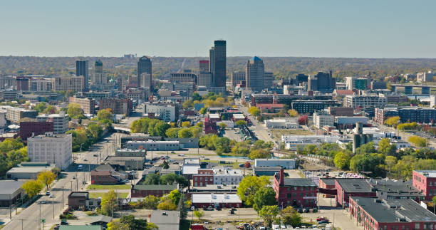 istock Downtown Dayton Skyline On Clear Day in Fall 1890649418