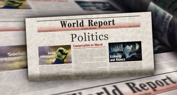 istock Politics newspaper printing media 1890683734