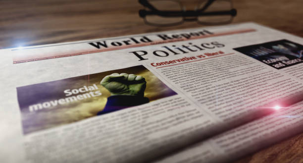 istock Politics newspaper on table 1890684249