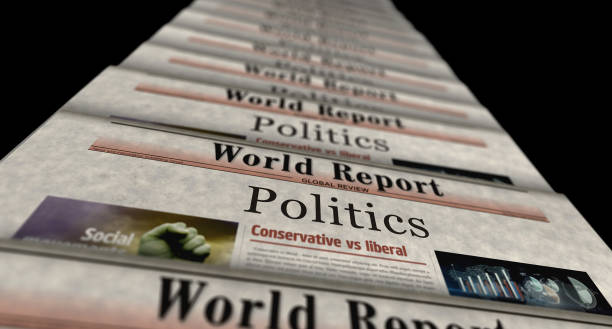 istock Politics newspaper printing media 1890684762