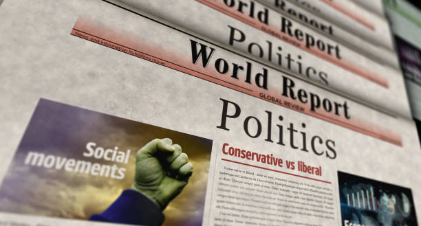 istock Politics newspaper printing media 1890685265