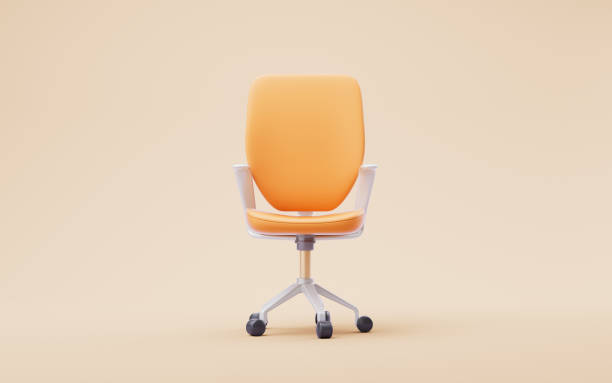 istock Cartoon style office chair, 3d rendering. 1890870462