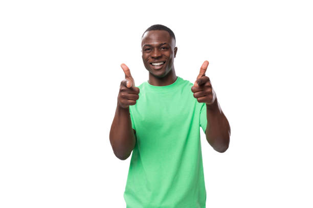 istock young lucky 30 year old American guy dressed casually in a basic t-shirt and jeans 1890883386